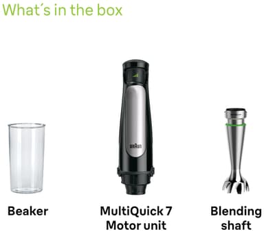 Braun MultiQuick7 stavmixer MQ 7000X (svart)
