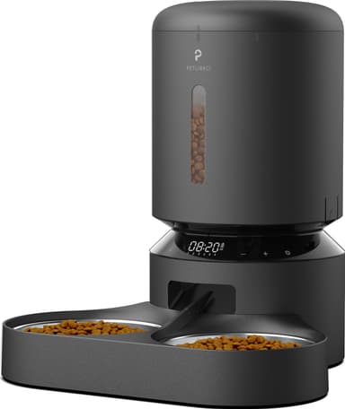 Petlibro Granary Dual Food Tray automatisk kattfoderautomat 5L (svart)