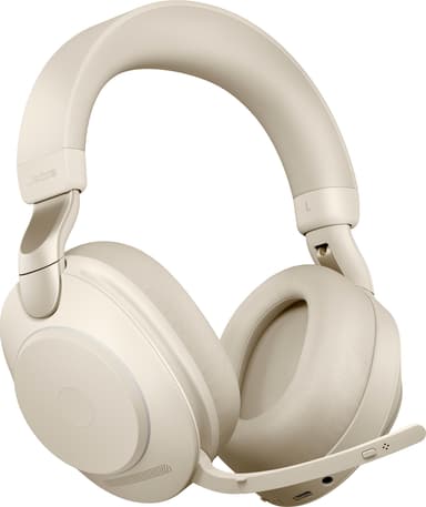 Jabra Evolve2 85 UC USB-A hörlurar (beige)