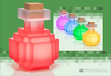 Minecraft Potion Bottle dekorationslampa