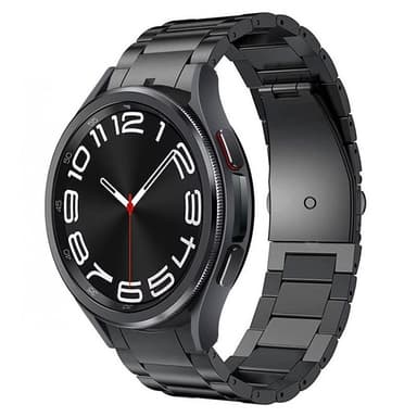 Armband titan No-Gap Samsung Galaxy Watch 6 Classic (43mm) - Svart