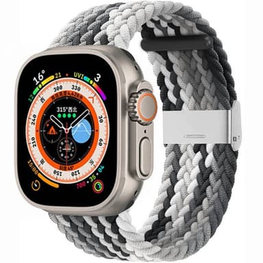 Flätat klockarmband Apple Watch Ultra 2 (49mm) - Gradient grey