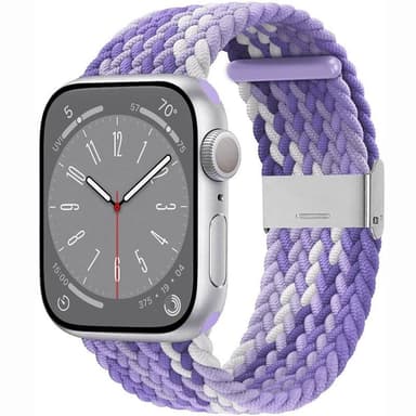 Flätat klockarmband Apple Watch 9 (41mm) - Gradient purple