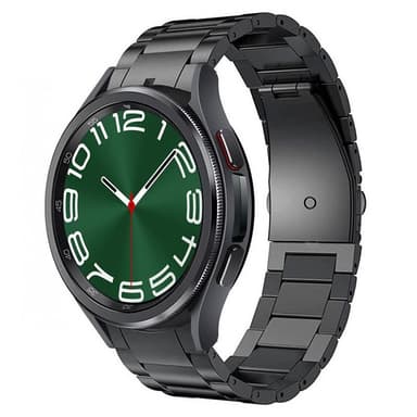 Armband titan No-Gap Samsung Galaxy Watch 6 Classic (47mm) - Svart