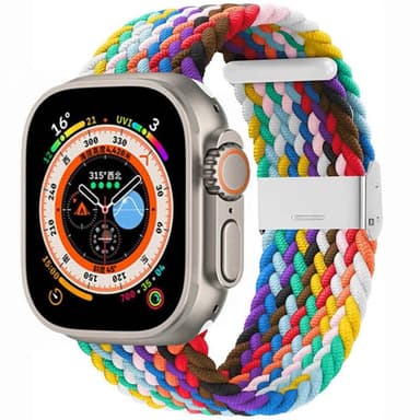 Flätat klockarmband Apple Watch Ultra 2 (49mm) - Pride Edition