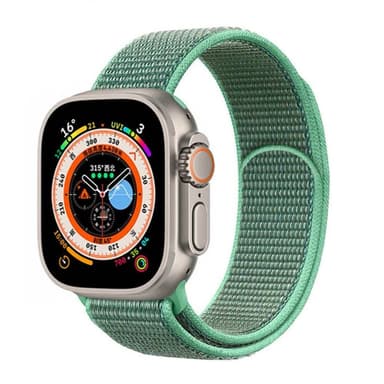 Nylon klockarmband Apple Watch Ultra 2 (49mm) - Spearmint