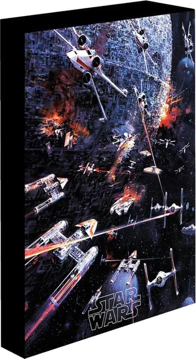 Star Wars Death Star upplyst poster