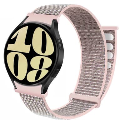 Nylon Armband No-Gap Samsung Galaxy Watch 6 (44mm) - Pink Sand