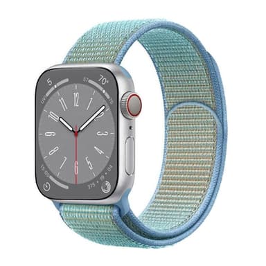 Nylon klockarmband Apple Watch 9 (45mm) - Corn flower