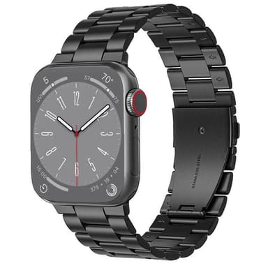 Klockarmband rostfritt stål Apple Watch 9 (41mm) - Svart