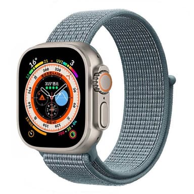 Nylon klockarmband Apple Watch Ultra 2 (49mm) - Celestial teal