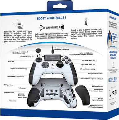 Nacon Revolution 5 Pro PlayStation 5/4 gamepad (vit)