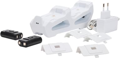 PowerA Duo Xbox laddningsbasstation för spelkontroll (vit)