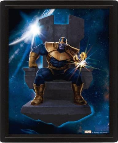 Avengers Thanos 3D poster med lins