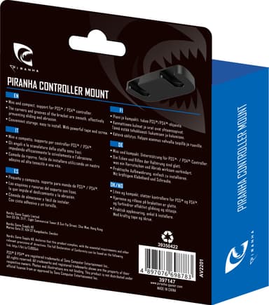 Piranha fäste för PlayStation 5/4-handkontroll