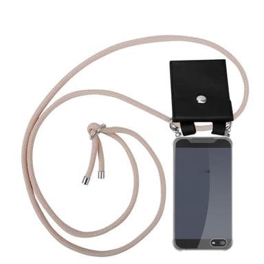 iPhone 5 / 5S / SE 2016 Skal Fodral Kedja (Rosa)