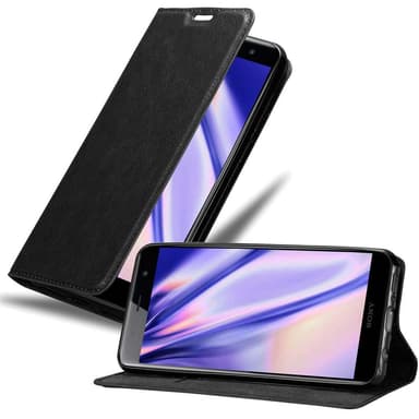 Skal Sony Xperia XZ2 PREMIUM Plånboksfodral (Svart)