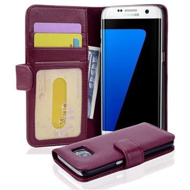 Samsung Galaxy S7 Edge Lila Streifen Im Display Samsung Galaxy S7 EDGE Plånboksfodral Skal (Lila) - Elgiganten - Elgiganten