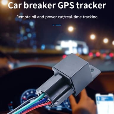 Bilrelä Realtid GPS Tracker Stöldskyddslarm Säkerhet Stöldskydd