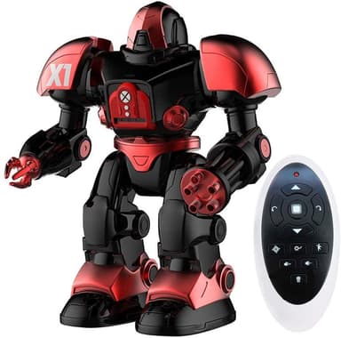 Radiostyrd Robot som skjuter skumskivor + dansar och sjunger