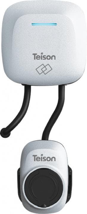 Teison, Elbilsladdare, Smart Laddbox till Elbil, 16A 3-fas, 11kw, WiFi, Silver