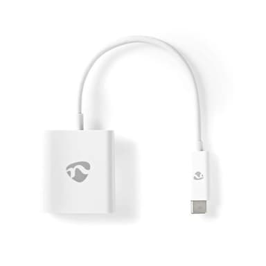 Nedis USB-C™ Adapter | USB 3.2 Gen 1 | USB-C™ Hane | HDMI™ Utgång | 4K@30Hz | 0.20 m | Rund | Nickelplaterad | PVC | Vit | Låda