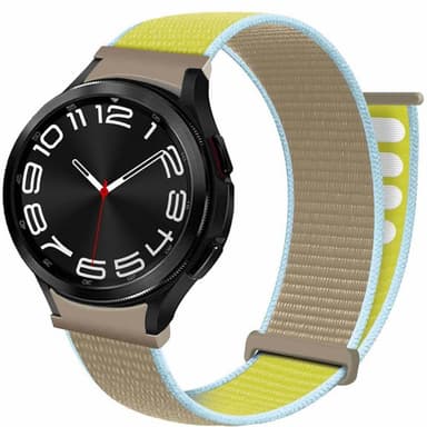 Nylon Armband No-Gap Samsung Galaxy Watch 6 Classic (43mm) - Camel
