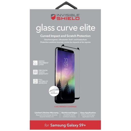 Zagg Glass Elite Samsung Galaxy S9 Plus skärmskydd