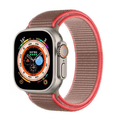 Nylon klockarmband Apple Watch Ultra 2 (49mm) - Neon pink