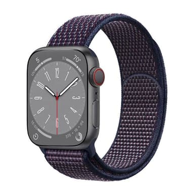 Nylon klockarmband Apple Watch 9 (45mm) - Indigo