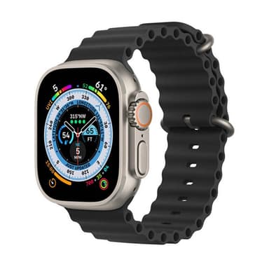 RIB klockarmband Apple Watch Ultra 2 (49mm) - Svart