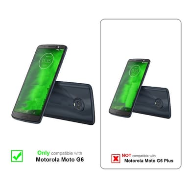 Motorola MOTO G6 Flipfodral Skal (Röd)