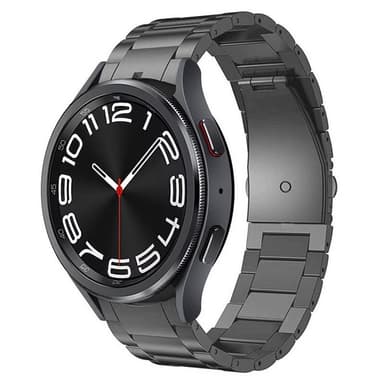 Armband titan No-Gap Samsung Galaxy Watch 6 Classic (43mm) - Grå