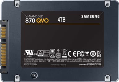 Samsung 870 QVO intern SATA 2.5" SSD (4 TB)