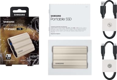 Samsung T7 Shield extern SSD 1TB (sand)