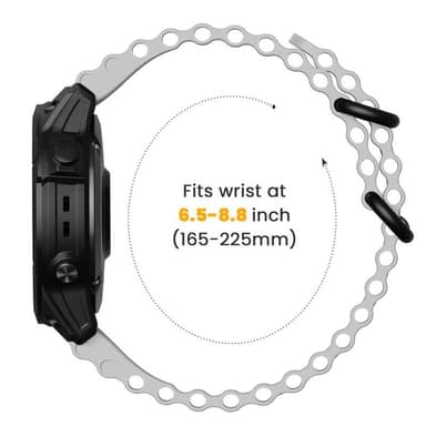 Ocean klockarmband Garmin Descent Mk2i - Vit
