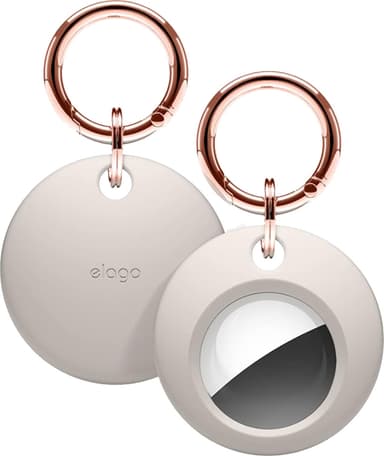 Elago Basic nyckelringshållare för föremålstracker (beige)
