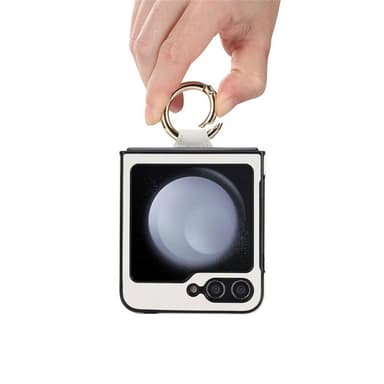Rhombus Ring skal Samsung Galaxy Z Flip 5 - Vit