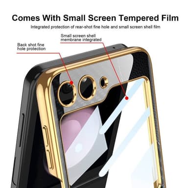 Elk Glass Case Samsung Galaxy Z Flip 5 - Petrol