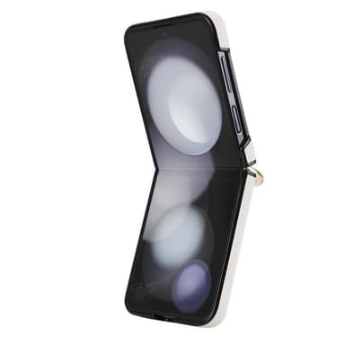 Rhombus Ring skal Samsung Galaxy Z Flip 5 - Vit