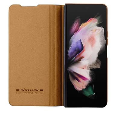 Nillkin Qin Pro skal Samsung Galaxy Z Fold 5 - Brun