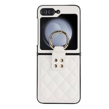 Rhombus Ring skal Samsung Galaxy Z Flip 5 - Vit
