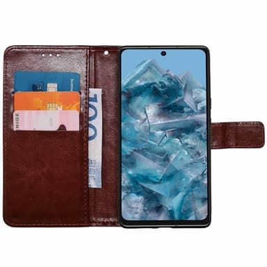 Plånboksfodral 3-kort Google Pixel 8 - Brun