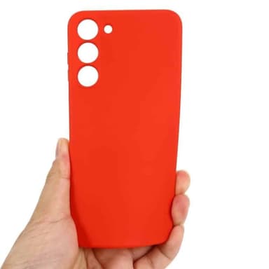 Liquid silikon skal Samsung Galaxy S23 FE - China Red
