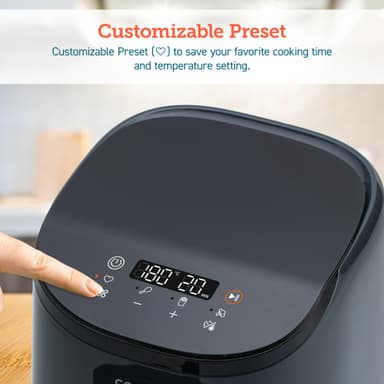 Cosori Mini Air Fryer CAF-LI211-AEUR (mörkgrå)
