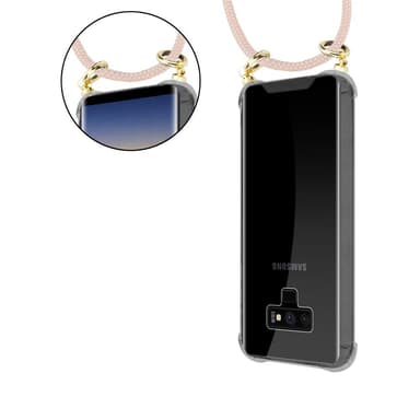 Samsung Galaxy NOTE 9 Skal Fodral Kedja (Rosa)