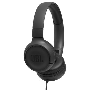 JBL Tune500 on-ear hörlurar (svart)