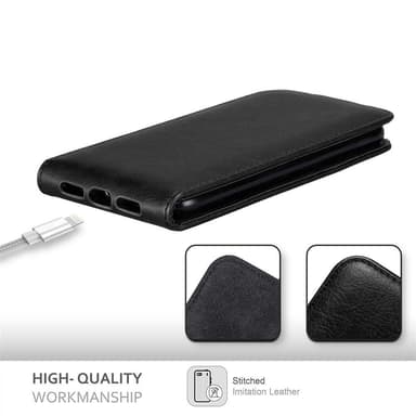 iPhone XS MAX Flipfodral Skal (Svart)