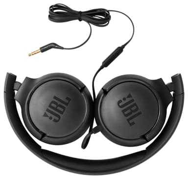 JBL Tune500 on-ear hörlurar (svart)