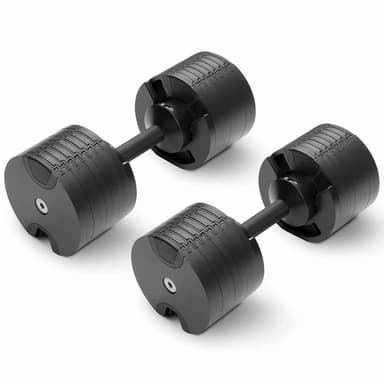 NÜO Nuobell 2-32 kg All Black (Par), Hantlar